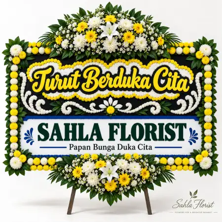 Papan Bunga Duka Tegal Barat